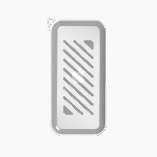 ETUI SILIKONOWE OCHRONNE NA BATERIĘ APPLE VISION PRO FITUDOOS BIAŁE