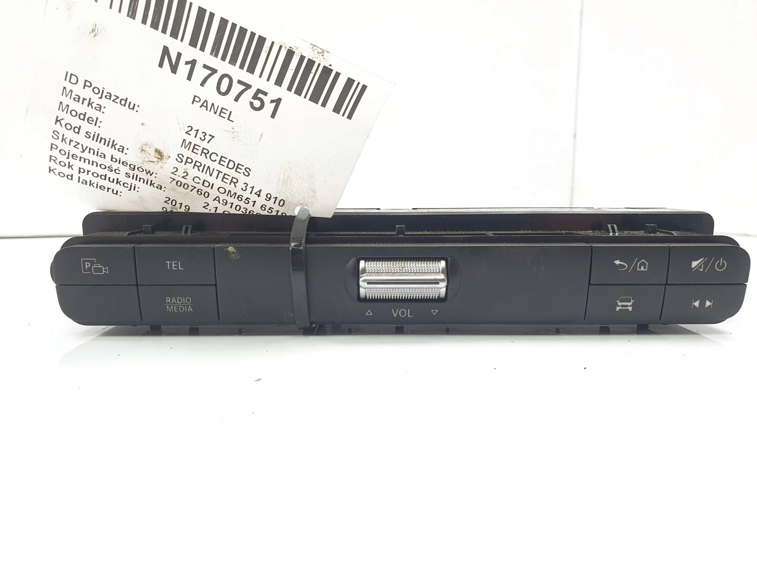 PANEL RADIA A9079000005 MERCEDES SPRINTER 314 910