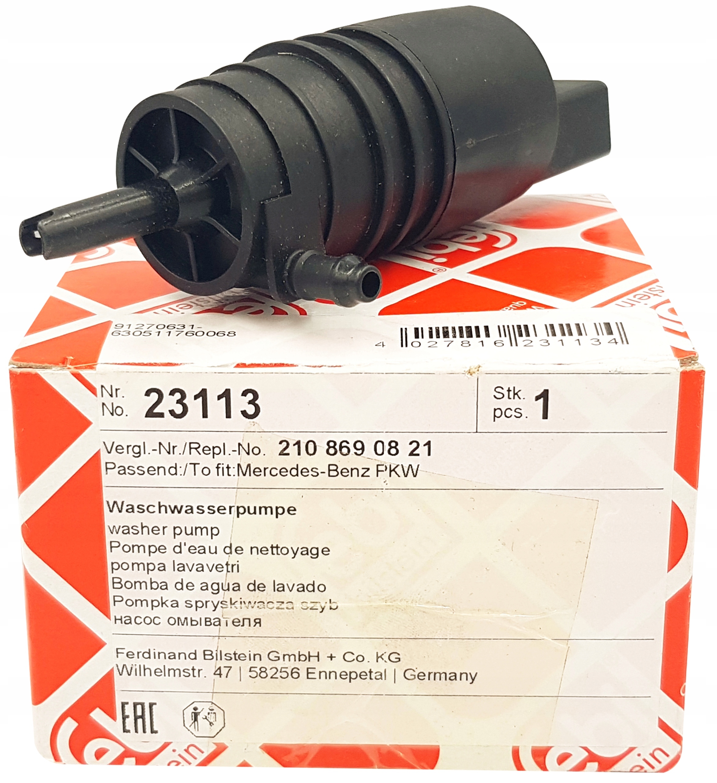 

Pompka Spryskiwacza Bmw E87 E46 E39 E60 E38 Febi