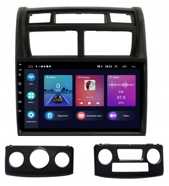 Gps A Android Navigace Bt Kia Sportage 2008-2010 Carplay 4GB 64GB