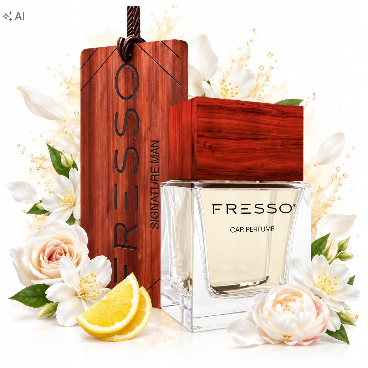 Zestaw Fresso Signature Man Perfumy 50ml Zawieszka