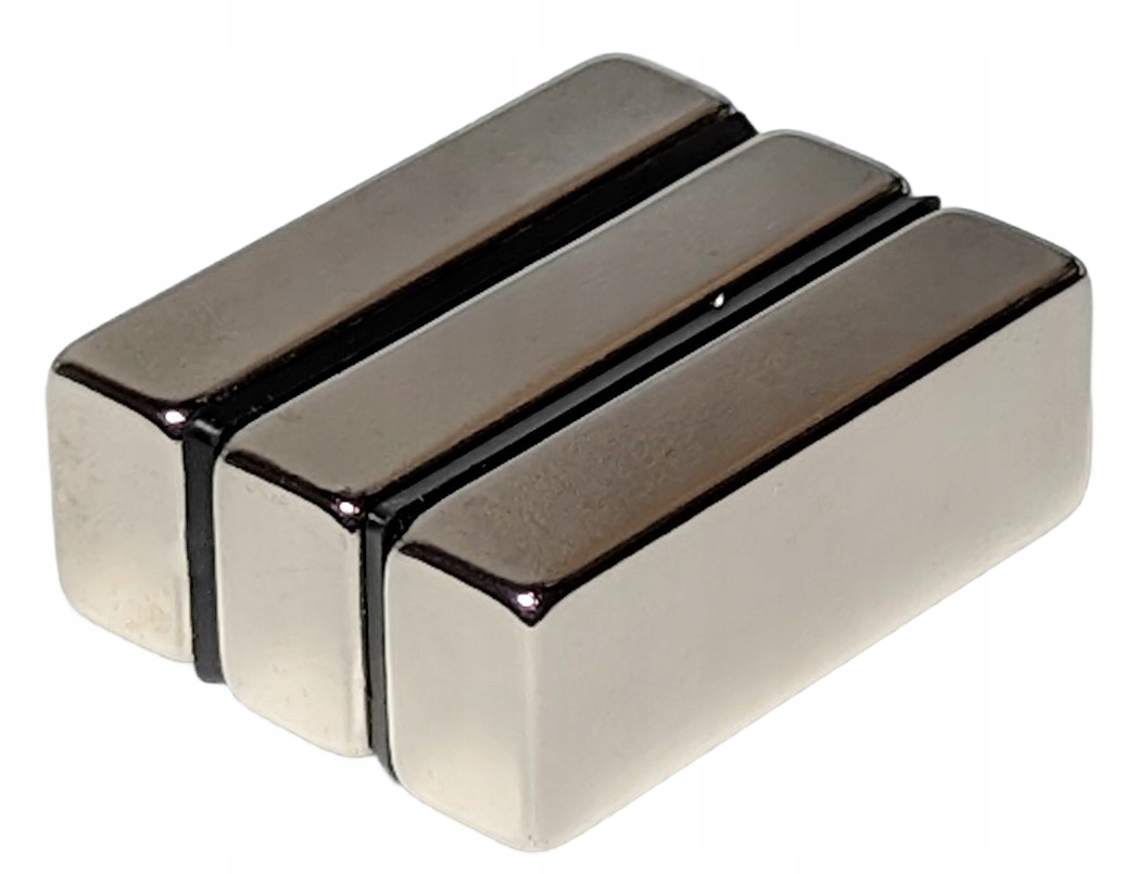 

Magnes Neodymowy Płytkowy Mocny 40x15x10mm 3szt.