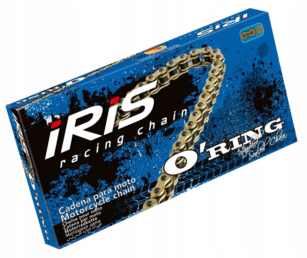 Iris 530 Or-108 Hnací reťazec (108-článkov) O-krúžok (otvorený záves) Kol