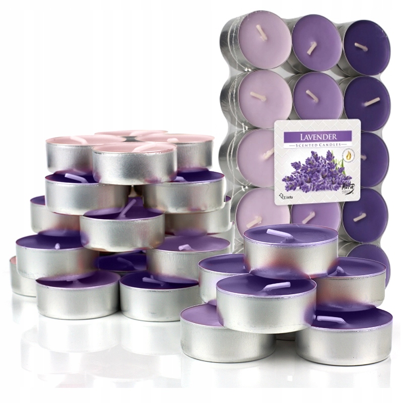 

Małe świeczki zapachowe 30 sztuk Lawenda