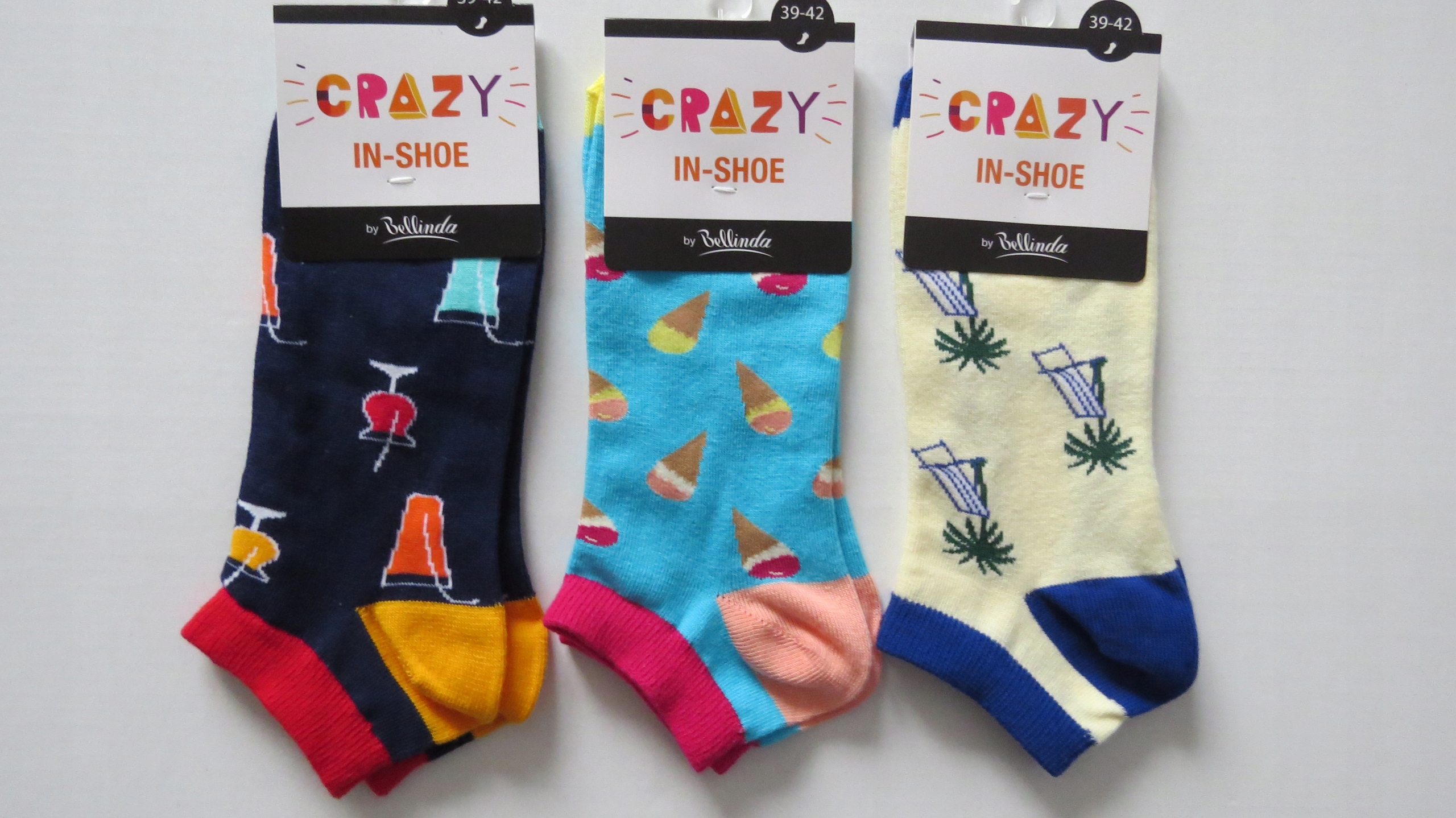 

3-PARY Crazy Socks Stopki Męskie Bellinda 35-38