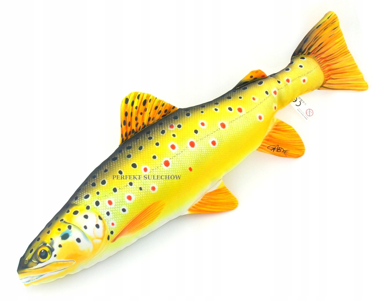 PODUSZKA MASKOTKA PREZENT PSTRĄG POTOKOWY 62 cm