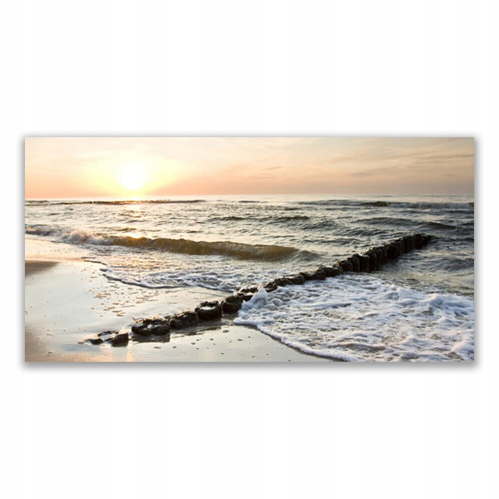 

Fotoobraz akryl z grafiką 140x70 Morze Krajobraz