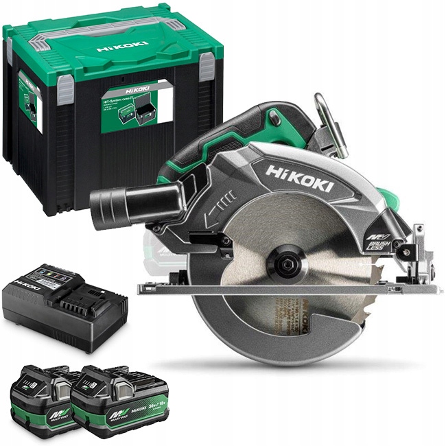 Hikoki Pila 36V 190mm C3607DBWRZ 2x2,5Ah Bl Multivolt 65mm