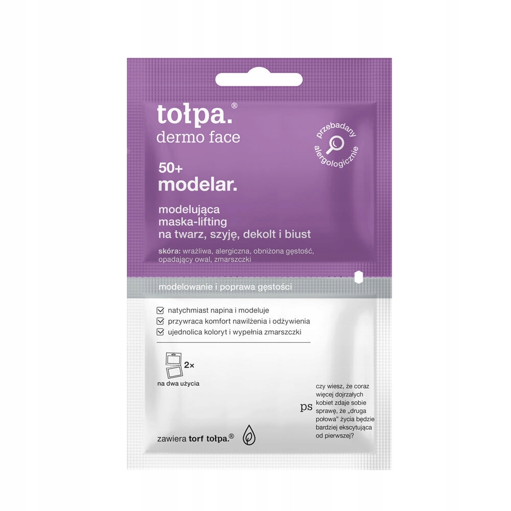 

tołpa dermo face 50+ modelar. modelująca maska-lif