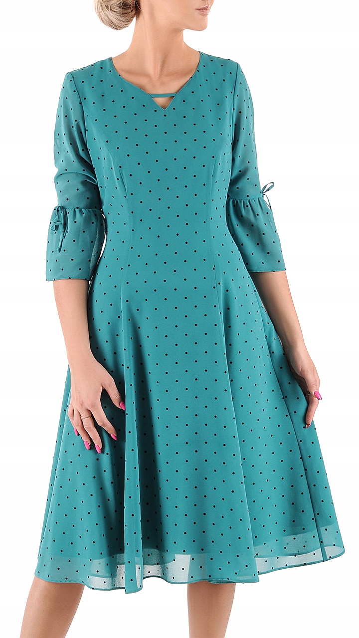 Šaty Luna 44 let dámská na svatební hostina elegantní na slavnostní přijímání