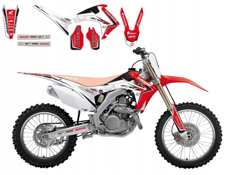 Sada Nálepiek (oklein) Honda Crf 250R 14-17, Crf 450R 13-16 Linear