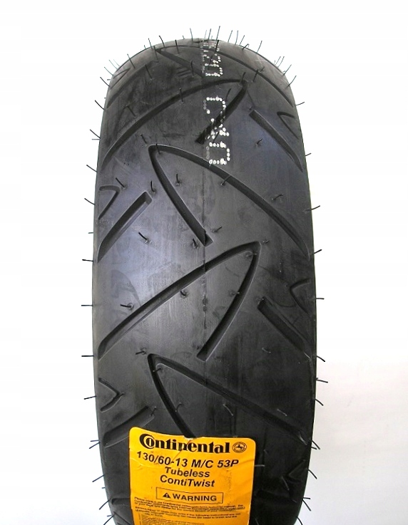 130/60-13 CONTINENTAL CONTITWIST 53P PRZÓD TYŁ