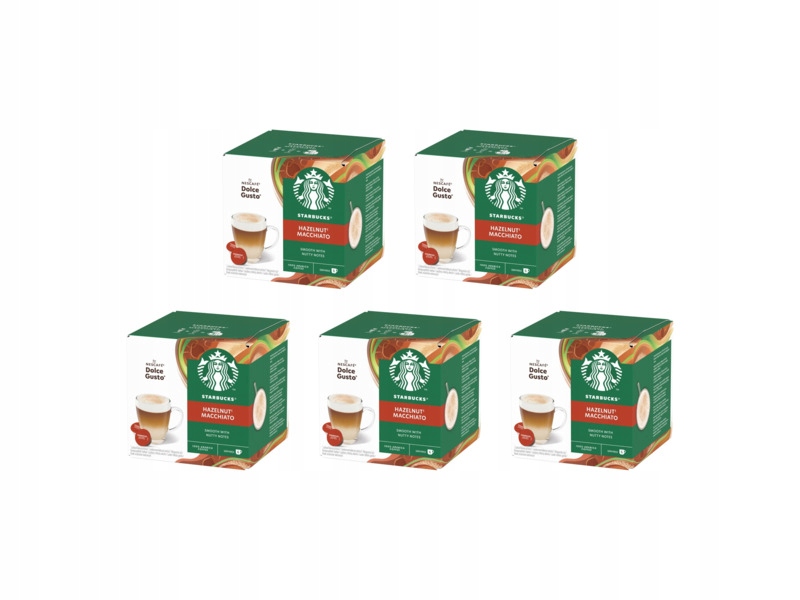 Kapsułki Nescafé Dolce Gusto Hazelnut Macchiato 5 x (12 szt.)