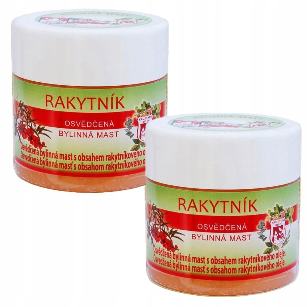 

Maść z rokitnikiem na egzemę łuszczycę azs 2x150ml