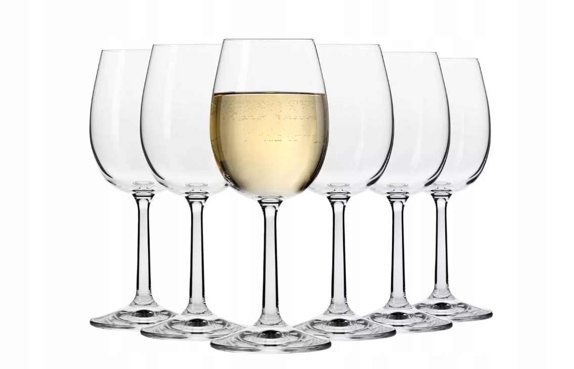 KIELISZKI DO WINA BIAŁEGO KROSNO PURE 250 ML