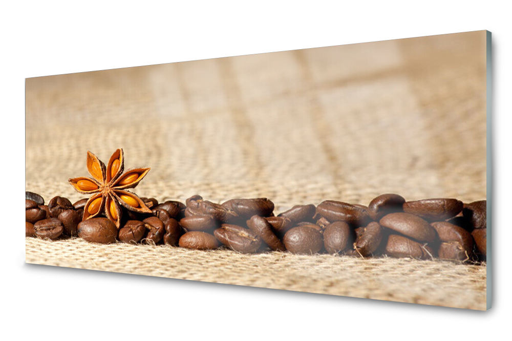 

Panel szklany do kuchni Kawa Ziarna Kuchnia 125x50