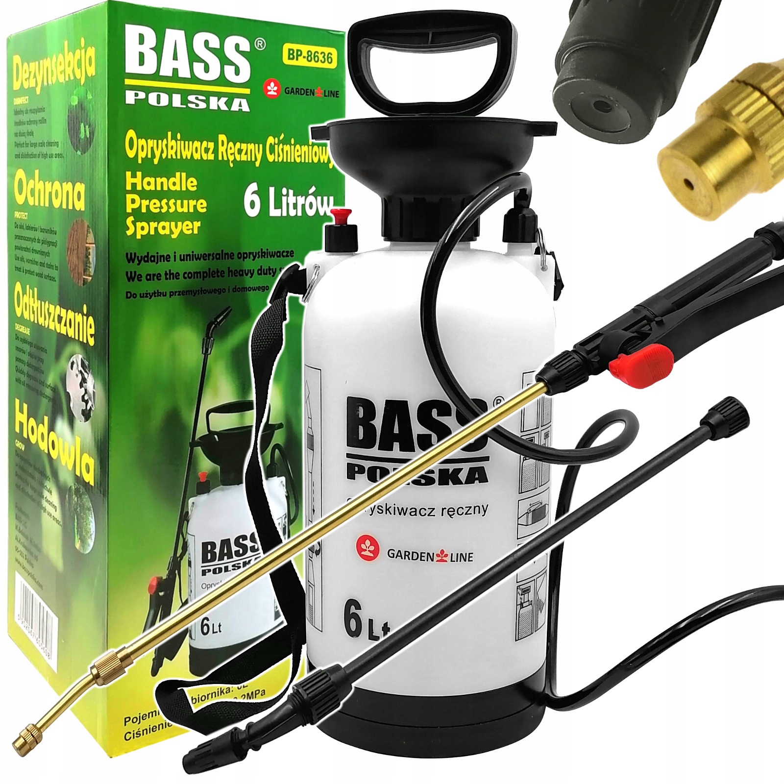 

Bass Opryskiwacz Ręczny Ogrodowy 6L Lanca Teleskop