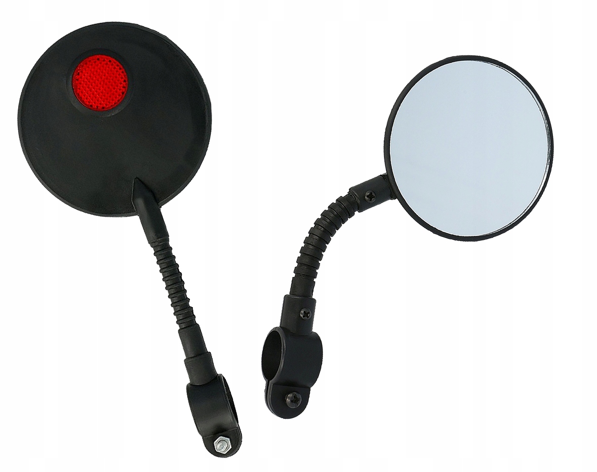 LUSTERKO ZE SZKŁA ROWEROWE DO ROWERU NA KIEROWNICĘ ROWEROWĄ HULAJNOGI