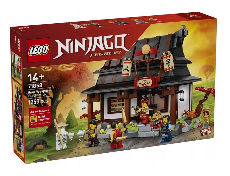 Lego 71858 Ninjago Kovárna Čtyři Zbraně 15 Léto