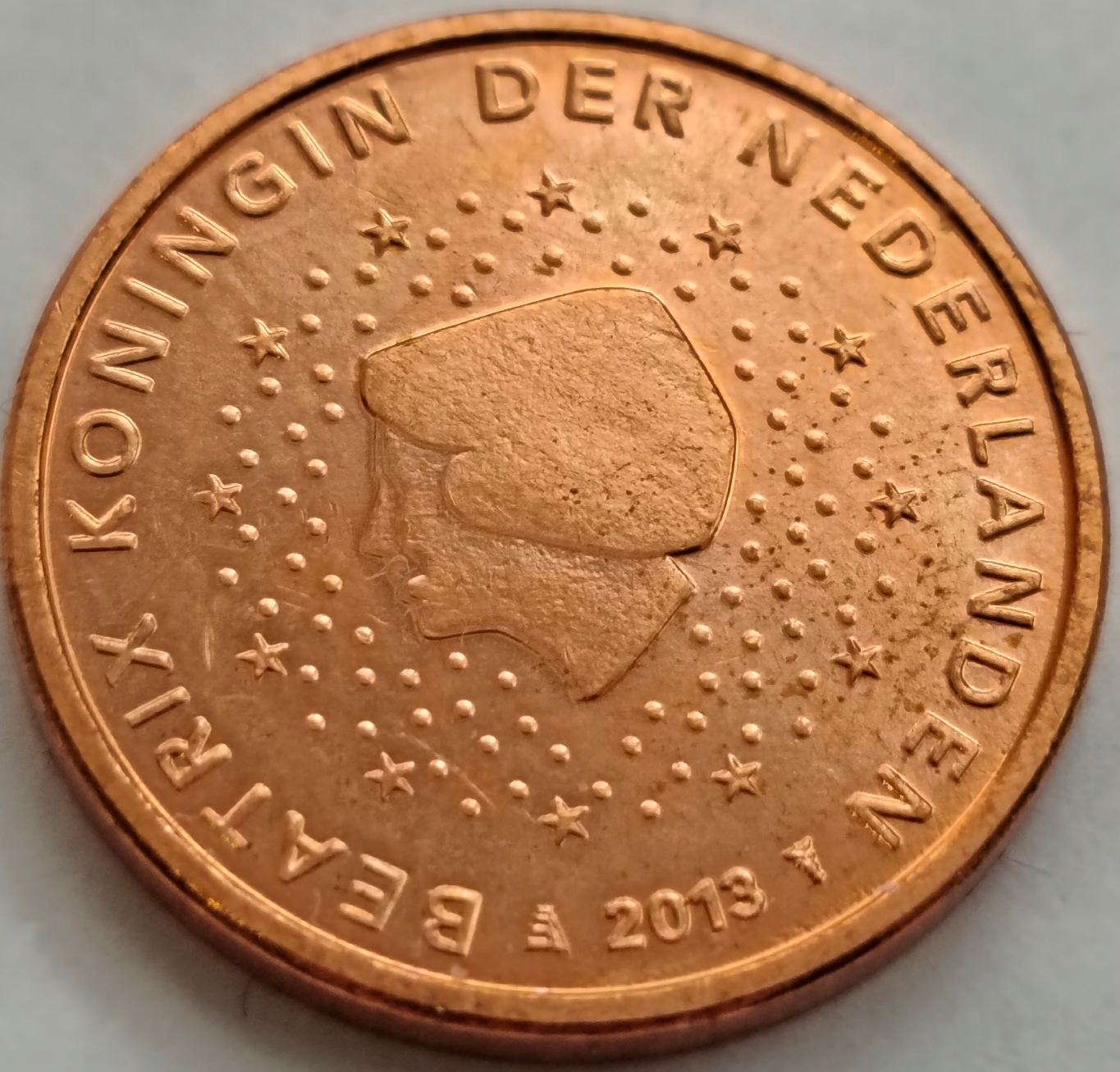 4031 - Holandia 1 eurocent , 2013
