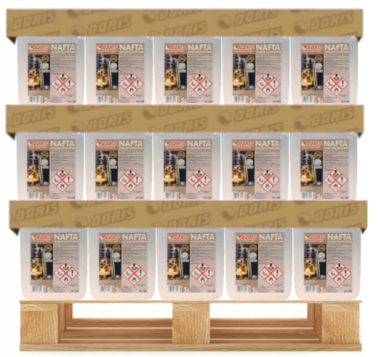 DORIS NAFTA UNIWERSALNA OŚWIETLENIOWA DO PIECYKÓW 5L x 149 SZTUKI PREMIUM