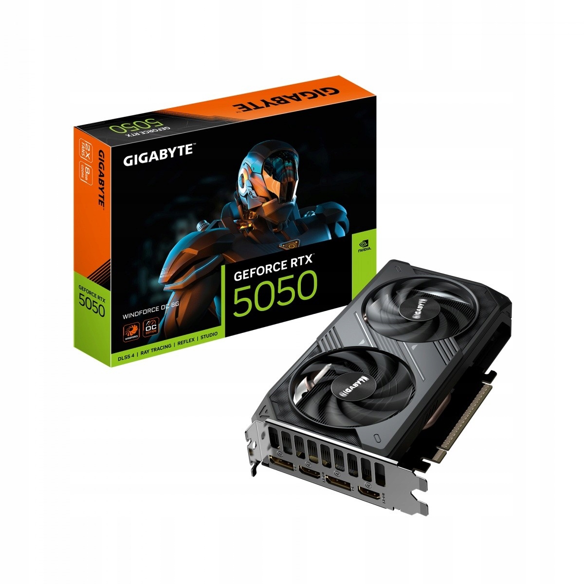 Gigabyte Grafická karta GeForce Rtx 5050 Windforce Oc 8G DDR6 2HDMI/2DP