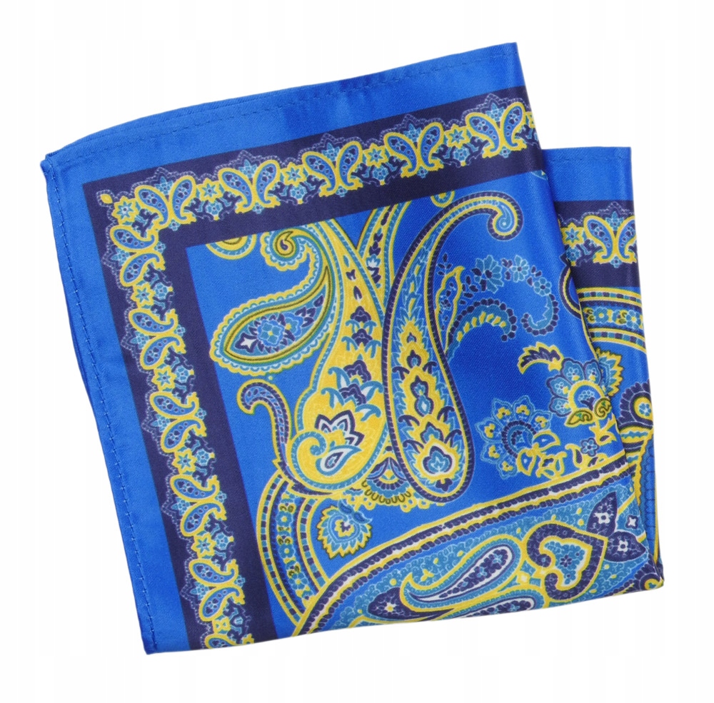 

Elegancka Męska Poszetka Wzór Paisley Łezki Alties