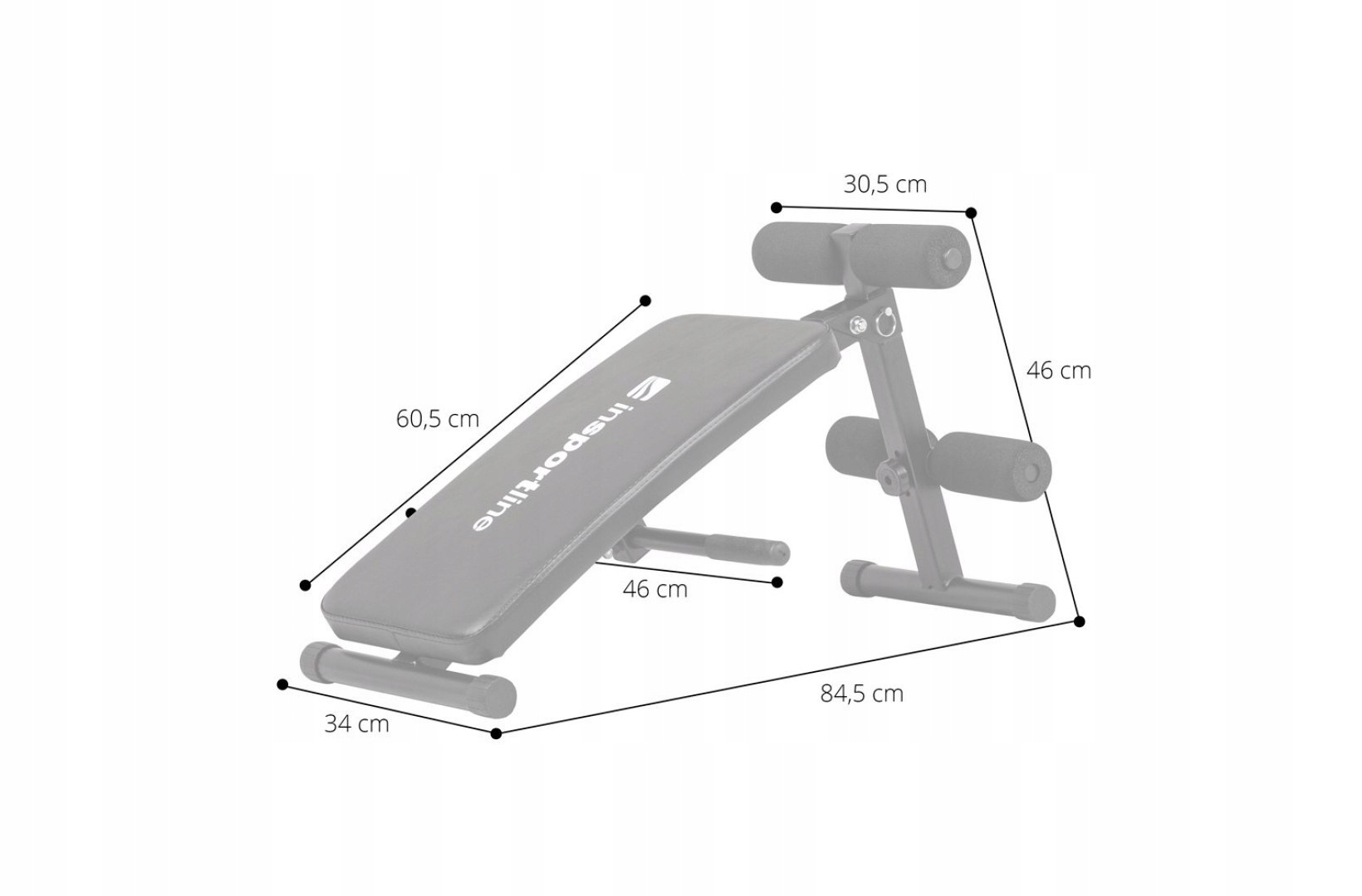 ŁAWECZKA DO ĆWICZEŃ ABD050 /INSPORTLINE Marka InSPORTline