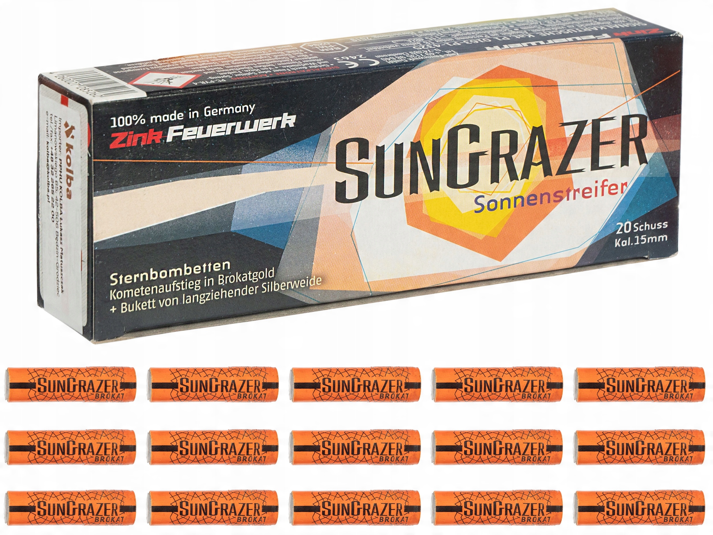 

Raca pistoletowa Zink Feuerwerk Sun Grazer 20 szt