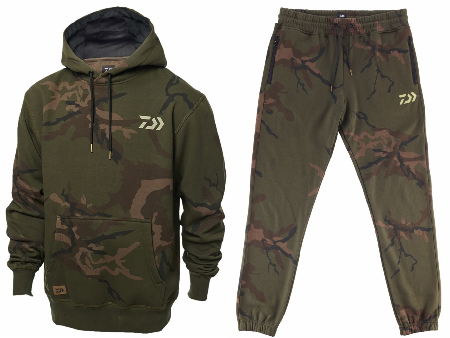 Daiwa Carp Camo Komplet odzieży Bluza Spodnie r. XL