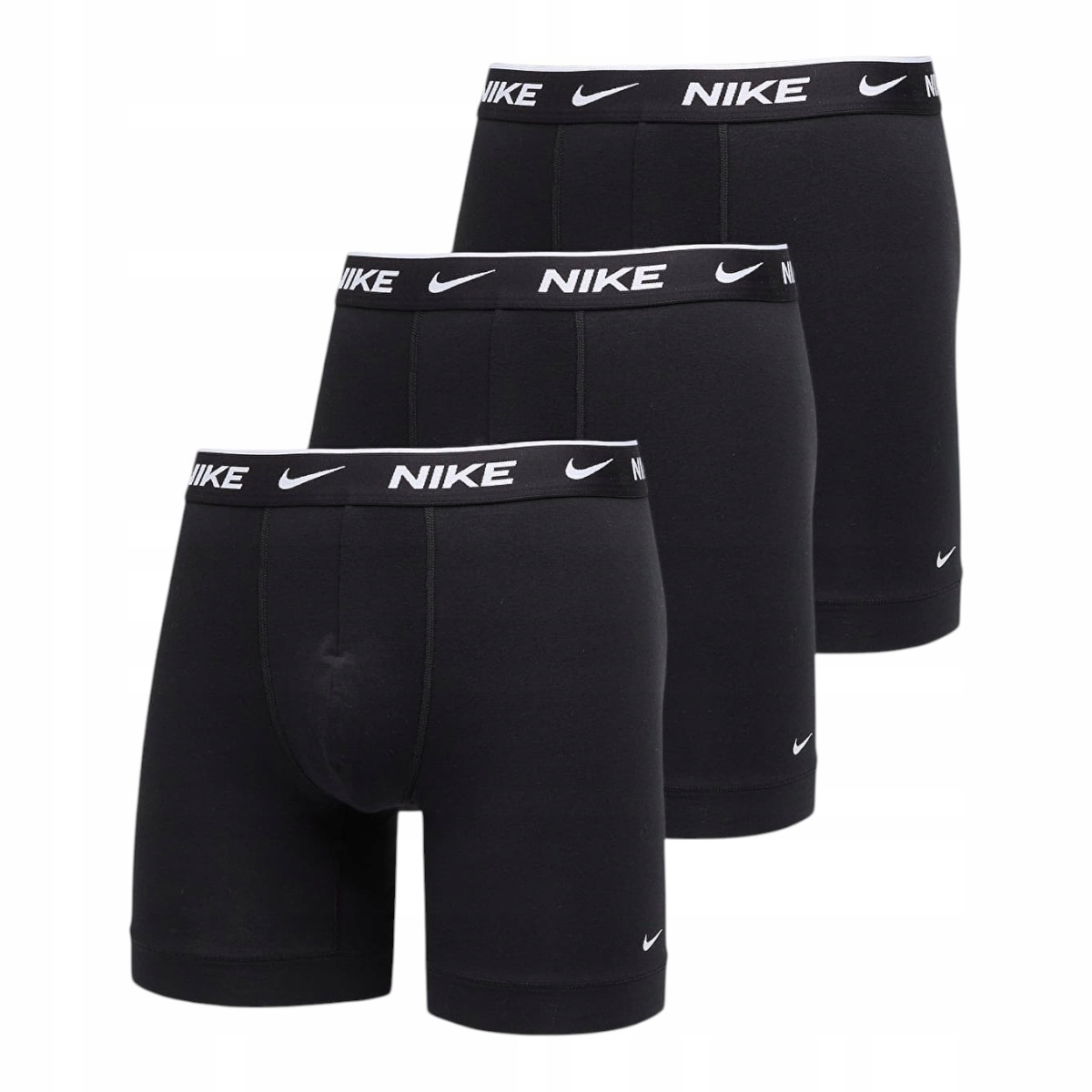 Nike Pánské Boxerky Cotton Stretch Boxer Brief 3P Černé r.XL
