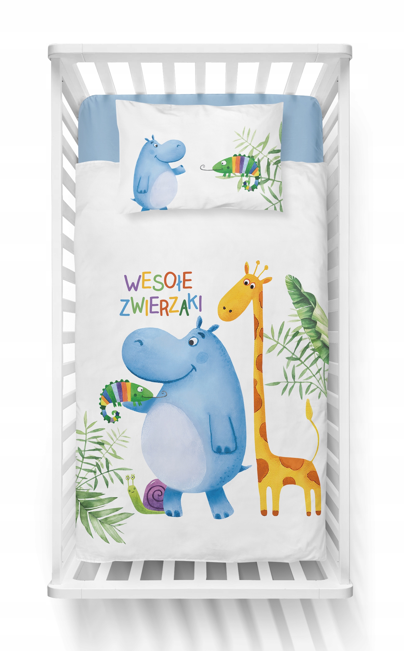 POŚCIEL DO ŁÓŻECZKA 100x135 MIŚ KOTKI SŁONIK SÓWKI JEDNOROŻEC DINOZAUR ZOO Rodzaj komplety pościeli