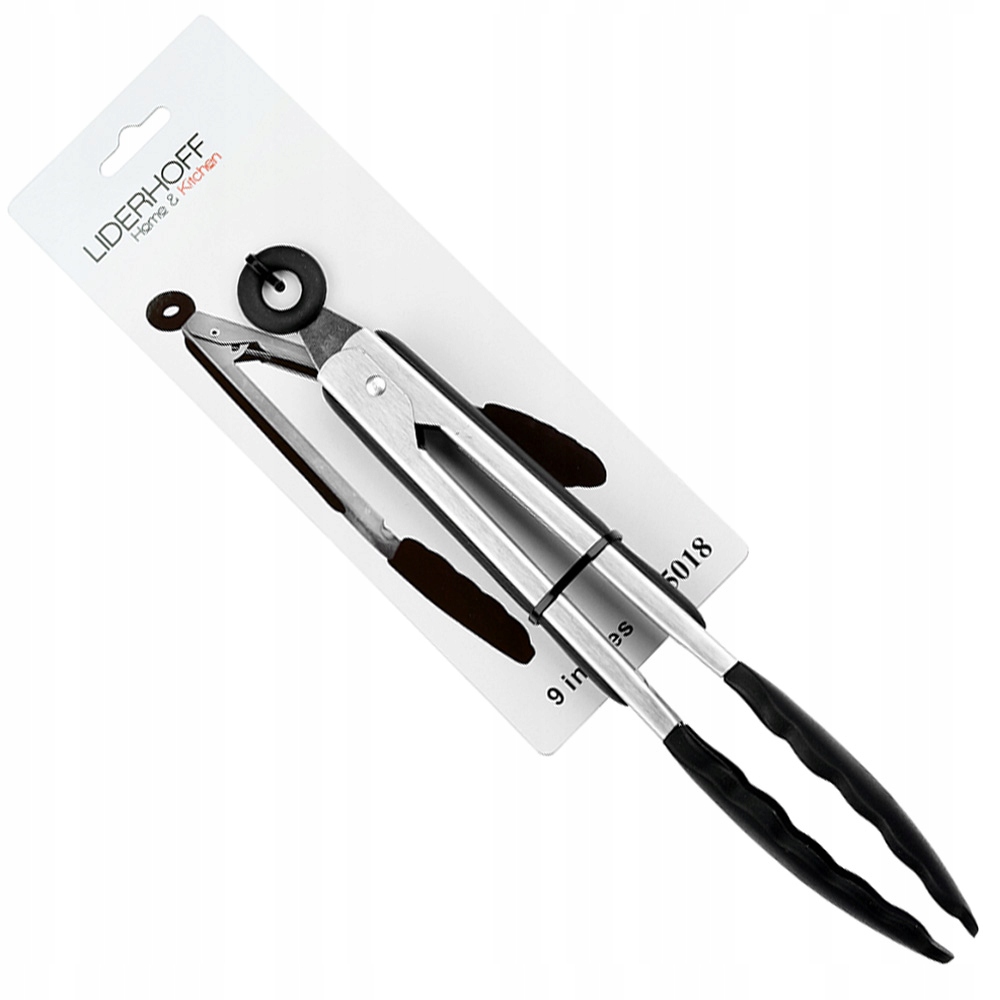 

Szczypce Silikonowe Kuchenne Do Grilla 23CM Czarne