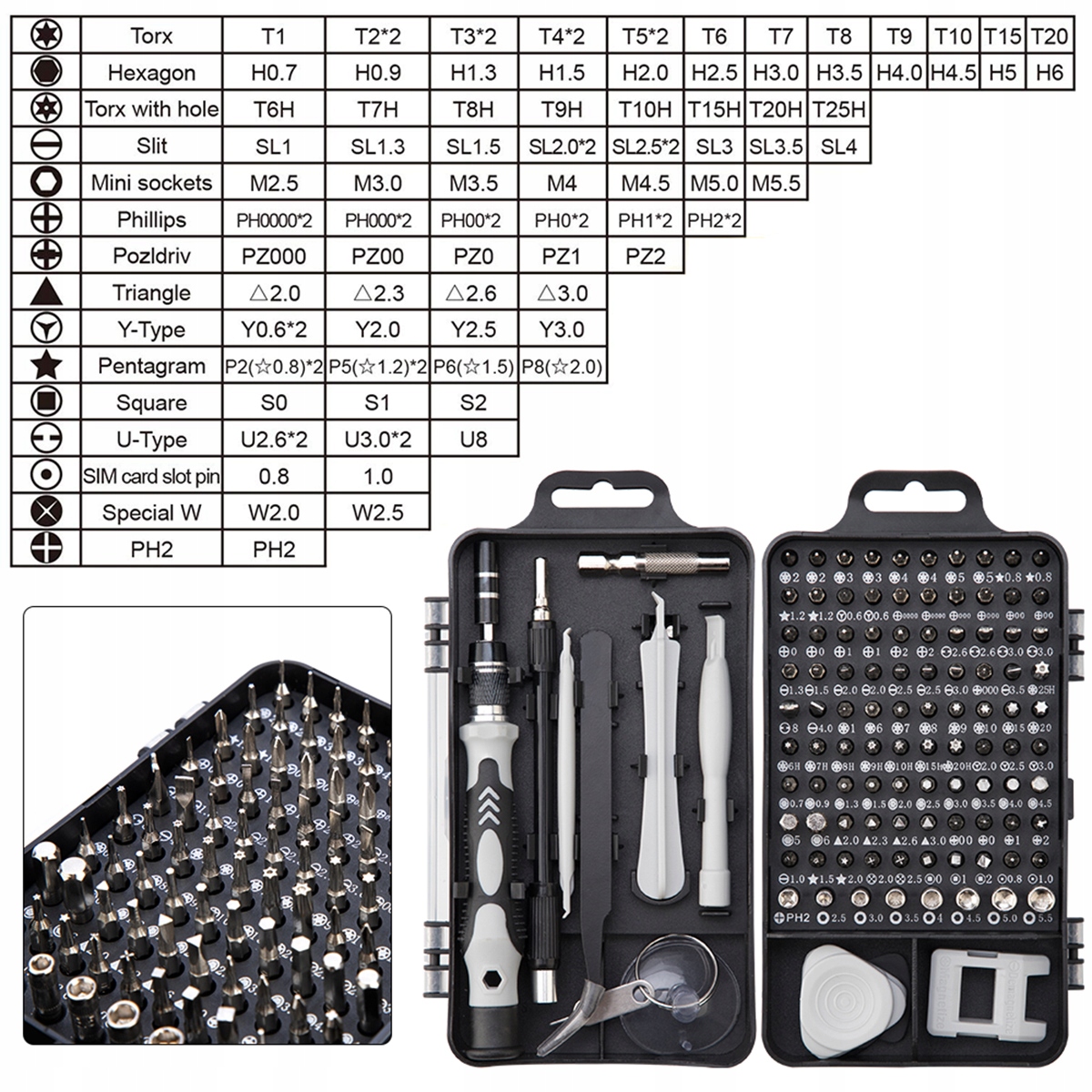 ZESTAW PRECYZYJNYCH ŚRUBOKRĘTÓW XLI Marka Aptel