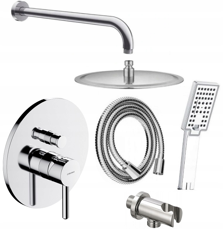 

Omnires bateria zestaw podtynkowy Deszczownica 30