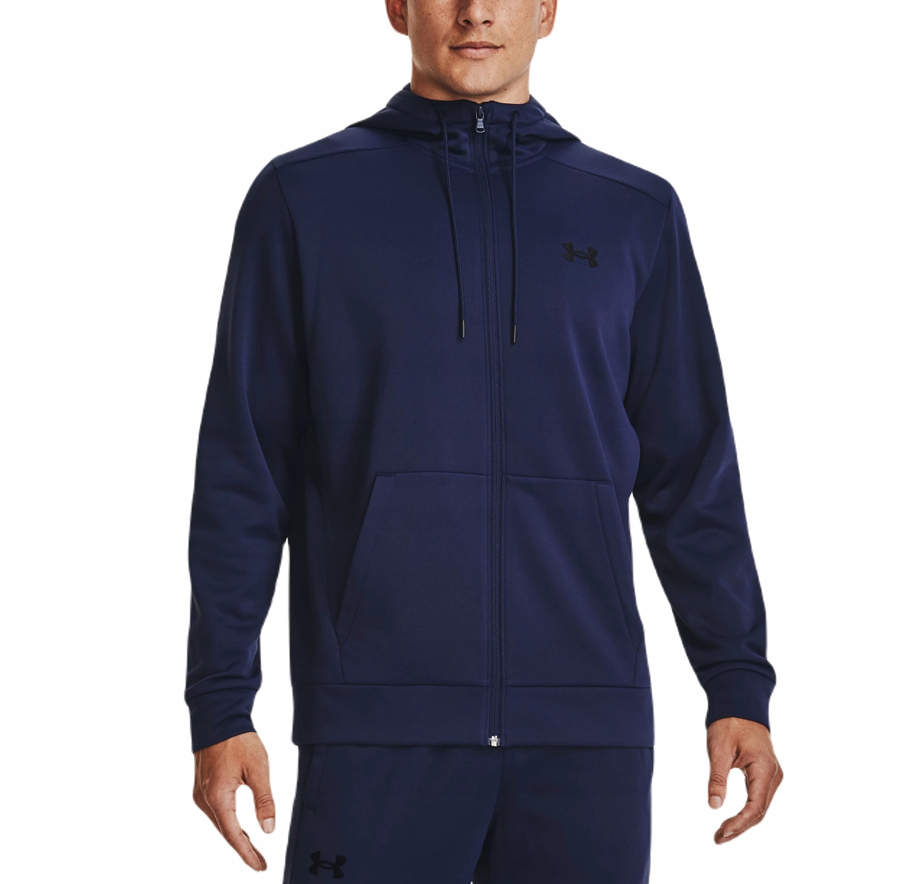 Under Armour Mikina Ua Armour Fleece Fz Hoodie-NVY modrá