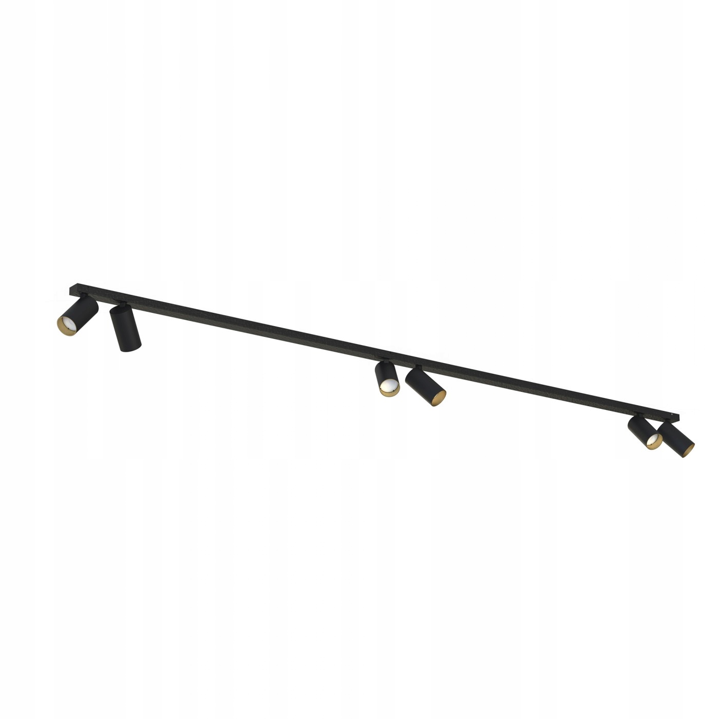 Lampa sufitowa listwa spot Mono VI czarno-złota Nowodvorski 7770 6xGU10 Led