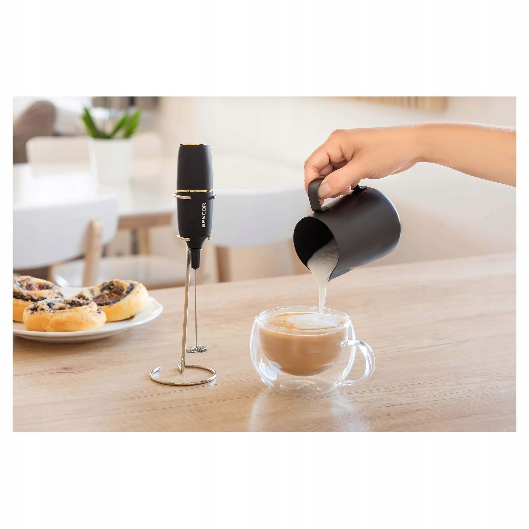 Spieniacz do mleka Sencor SMF 1010BK 6000ob/min Rodzaj ręczny