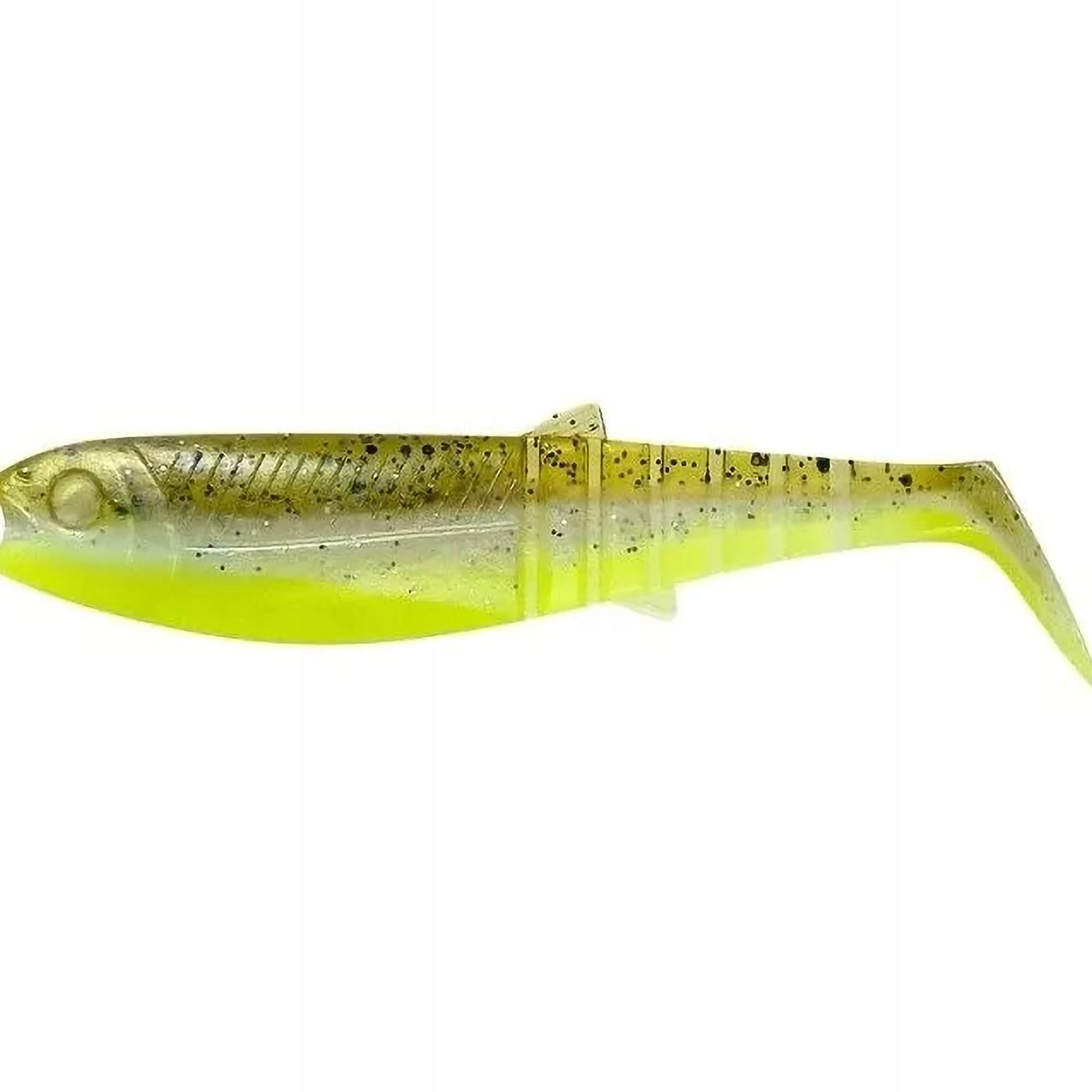 Guma Savage Gear Cannibal Shad 15cm 33g Green Pearl Yellow 2szt