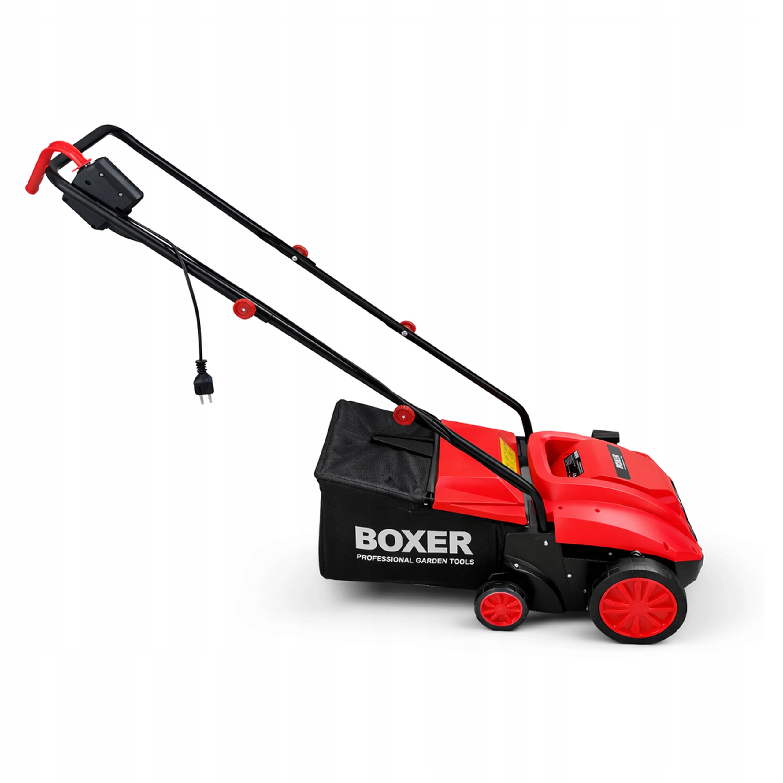 Elektrická kosačka prevzdušňovač trávy Boxer, 2200 W, kôš 35 l, šírka 35 cm