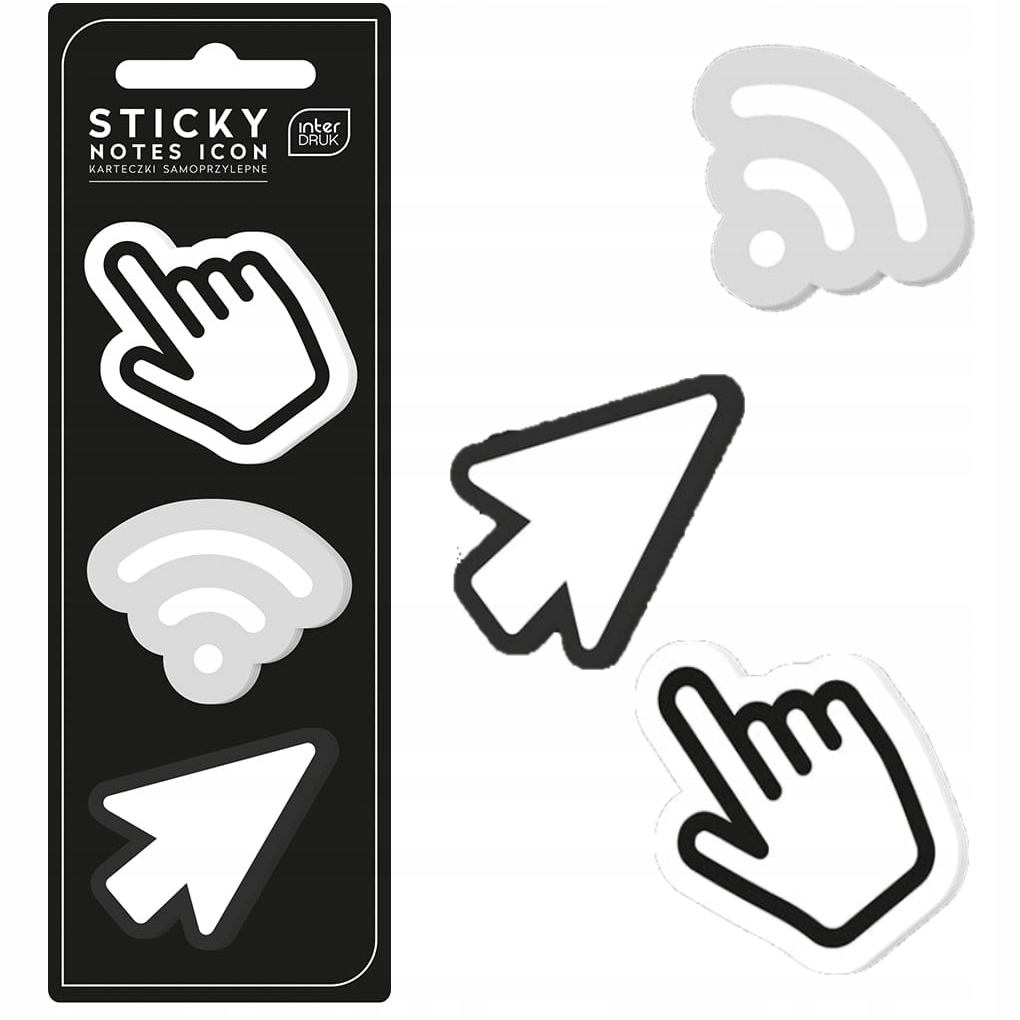 

Zakładki indeksujące naklejki Icon notes Interdruk