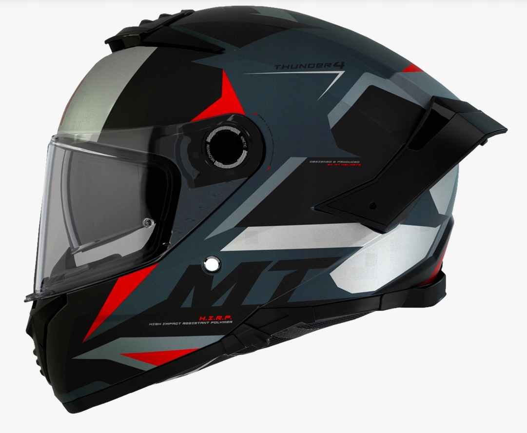 MT Kask Integralny THUNDER 4 EXEO Czarny Szary L