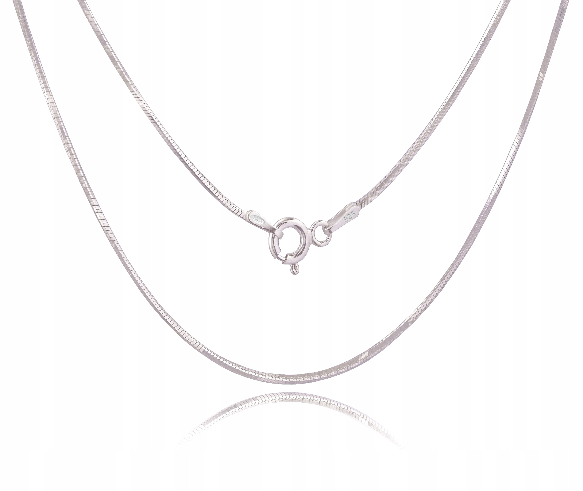 Řetízek 925 Linka Vlasec Zmijka Italská 70 CM Pro Ženu