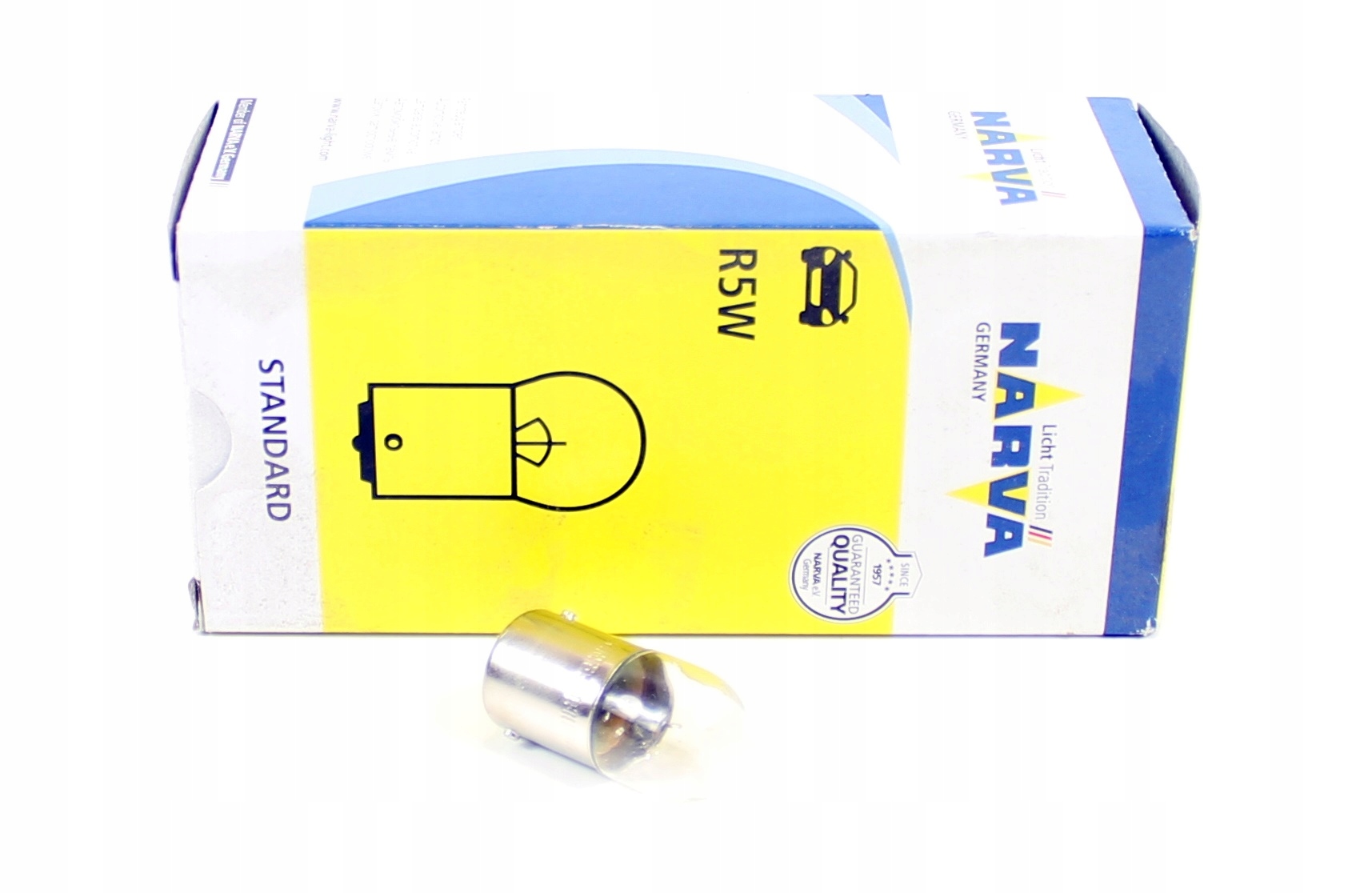 

Narva Żarowka 12V R5W 5W BA15S (metalowa Oprawka)