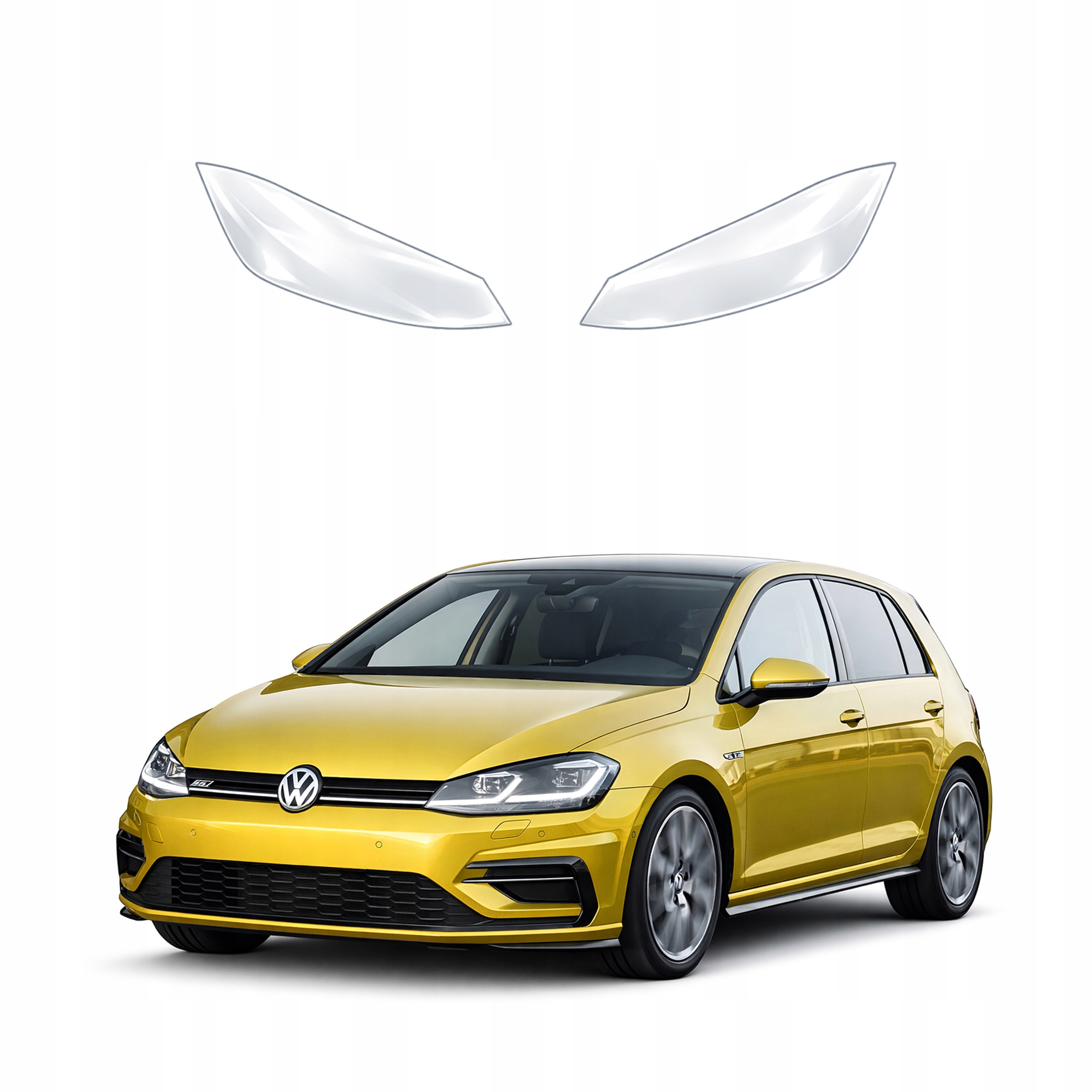 Folia Ochronna Samochodowa Ppf Na Lampy Volkswagen Golf VII 2016 2017 2018