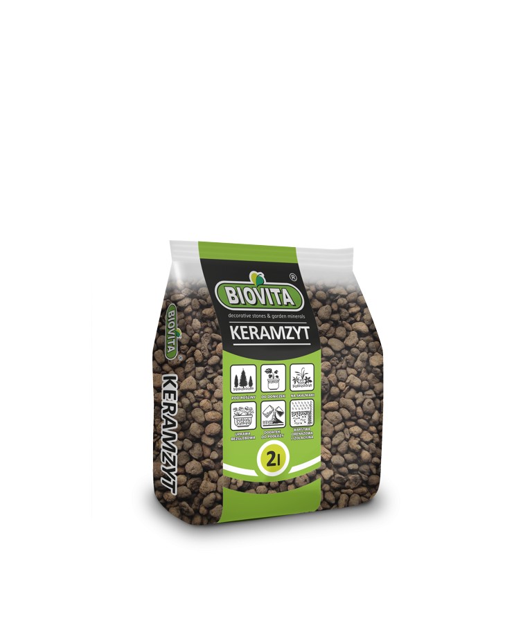 Keramzyt 2L do roślin drenaż