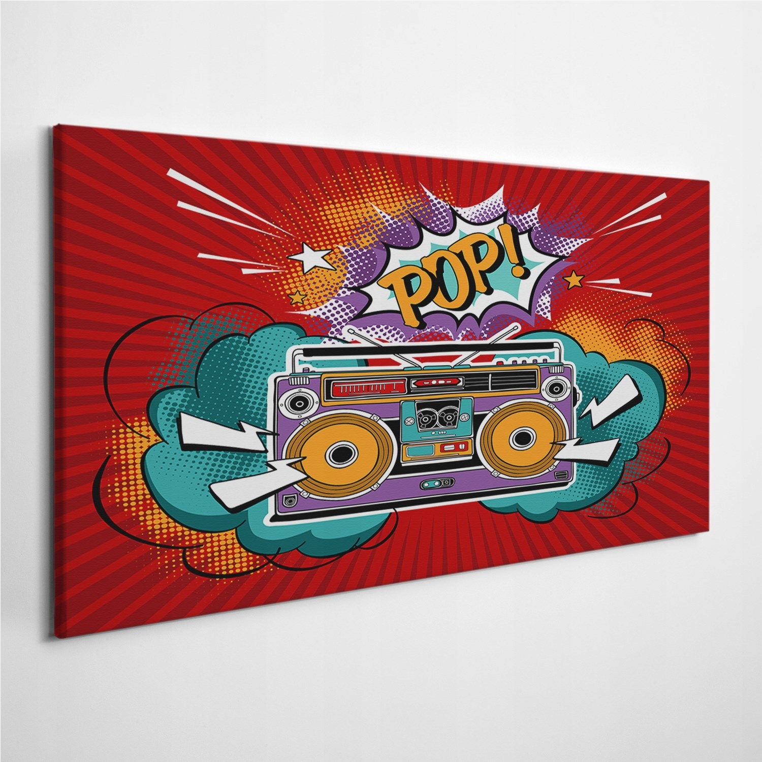 

Fotoobraz na ścianę Radio Boombox Muzyka 100x50 cm