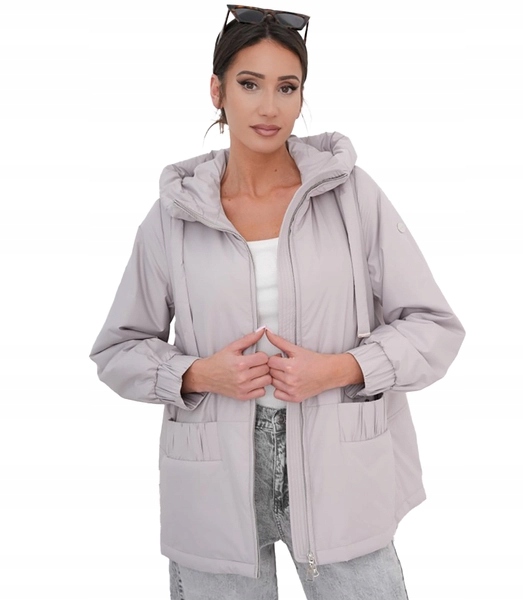Dámská přechodová bunda s kapucí oversize Zuza 42