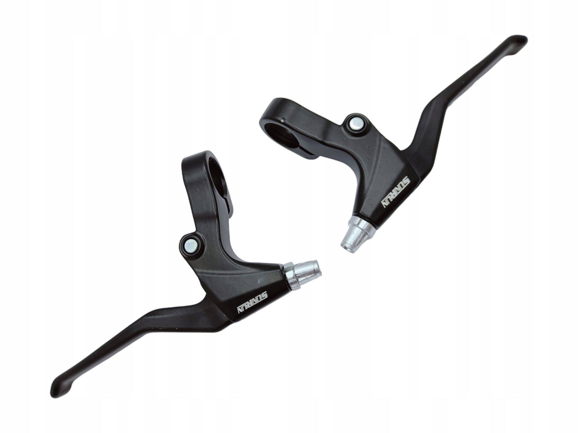 Dźwignie hamulca rowerowego Sunrun V-brake aluminiowe 3-4 palce komplet Model CRANKBIKE028