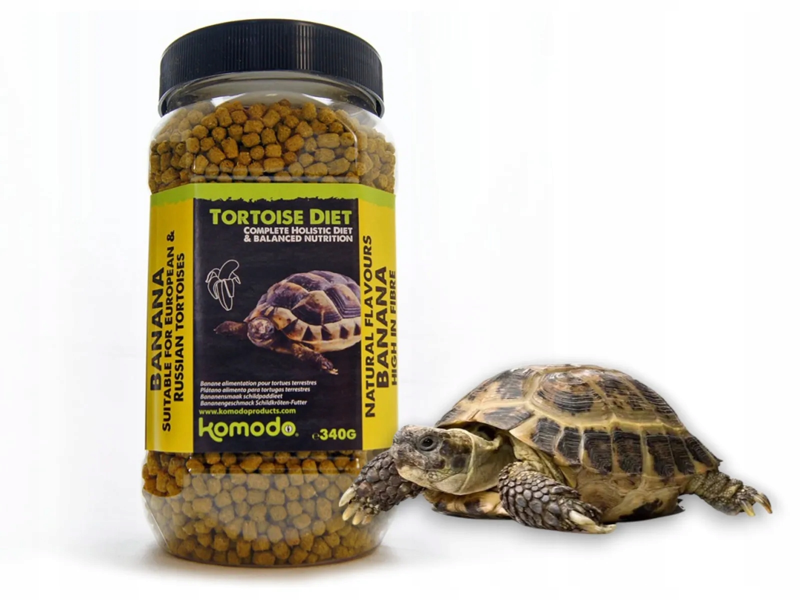 Krmivo pro želvy Tortoise Diet Banán Komodo 340 g